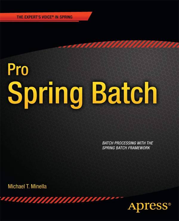 Capa do livro Pro Spring Batch, de Michael Minella