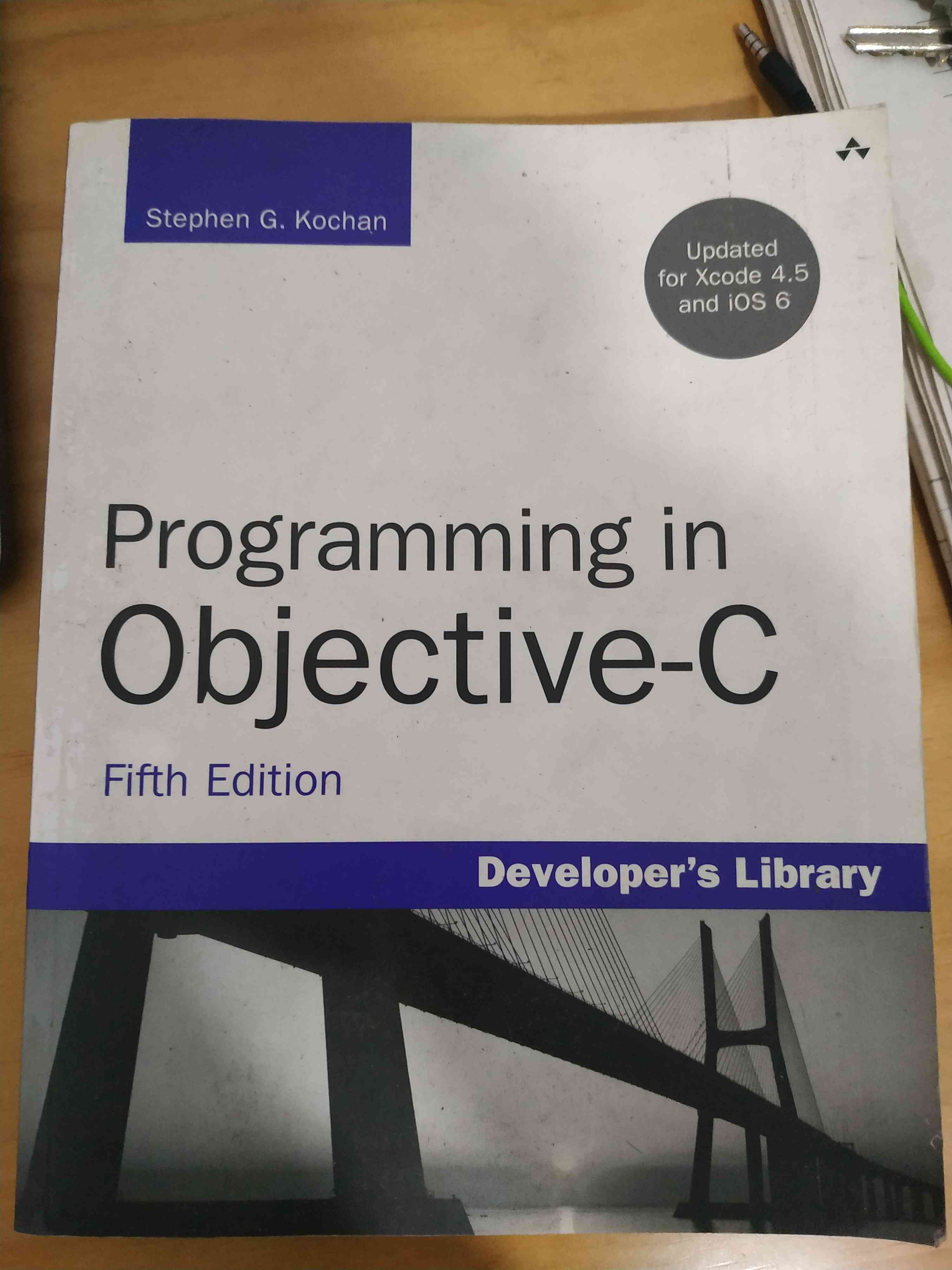 Capa do livro Programming in Objective C, de Stephen G. Kochan