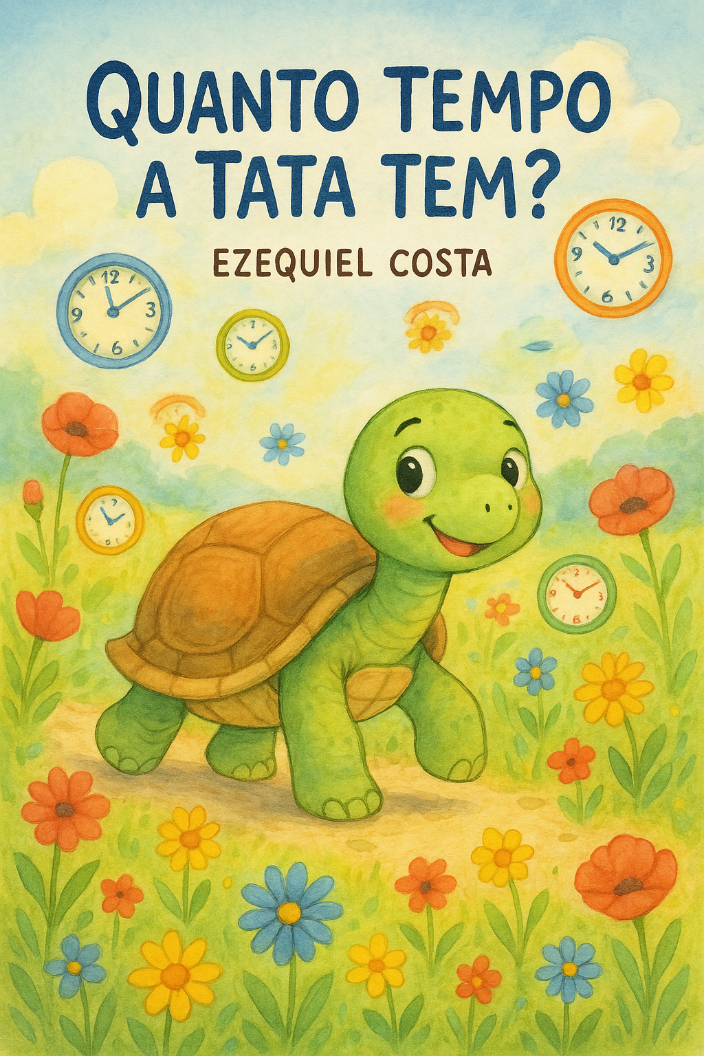 Capa do livro Quanto Tempo a Tata Tem?, de Ezequiel Costa