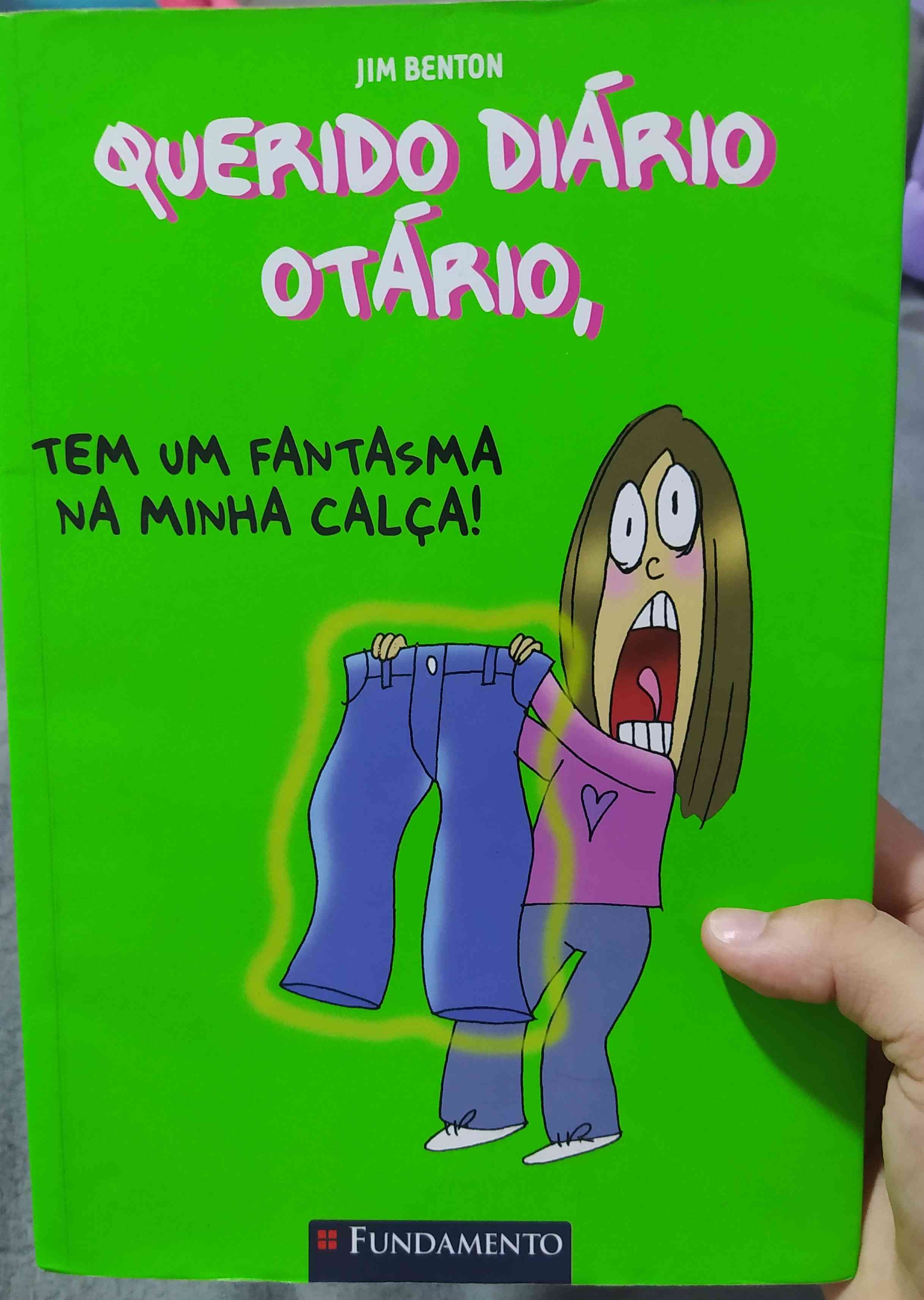 Capa do livro Querido diário otário, tem um fantasma na minha calça!, de Jim Benton