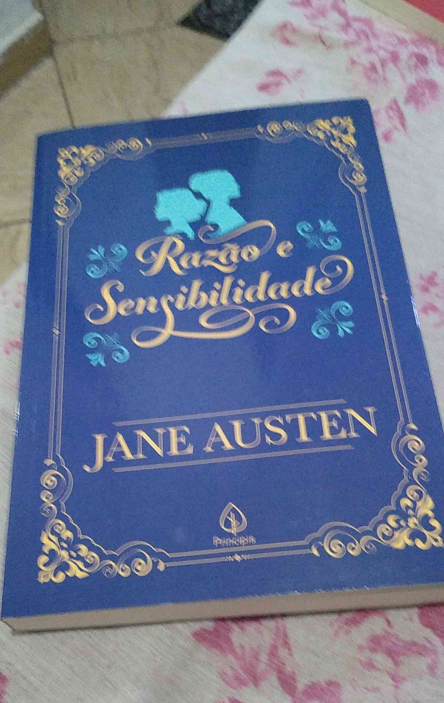 Capa do livro Razão e sensibilidade, de Jane austen