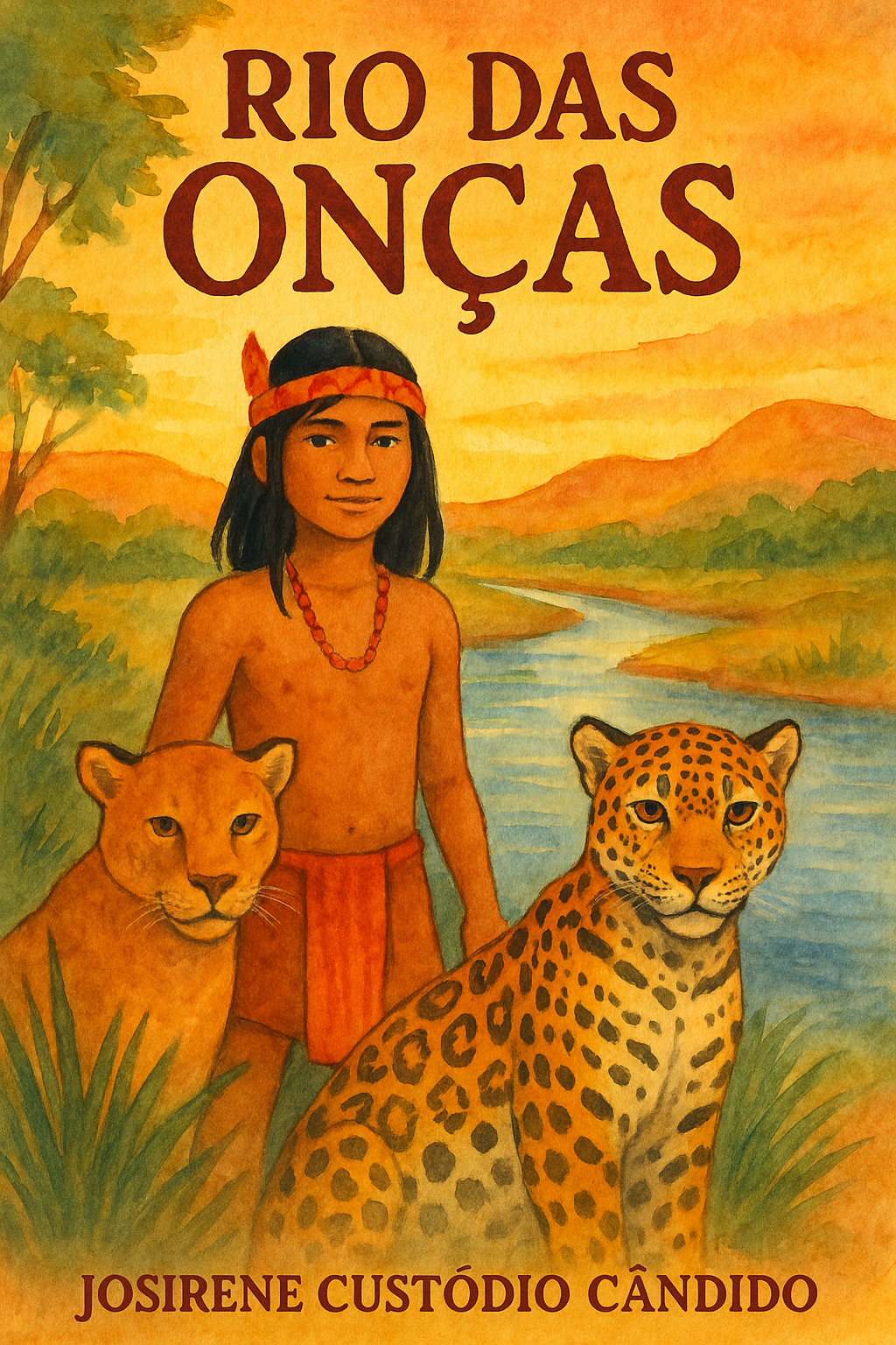 Capa do livro Rio das Onças, de Josirene Custódio Cândido