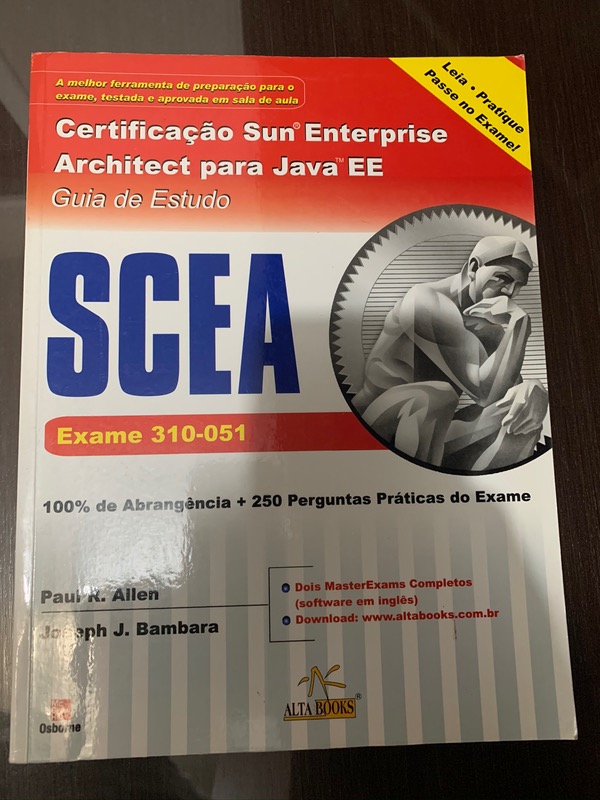 Capa do livro SCEA GUIA DE ESTUDO EXAME 310-051, de ALLEN, PAUL R. BAMBARA, JOSEPH J.
