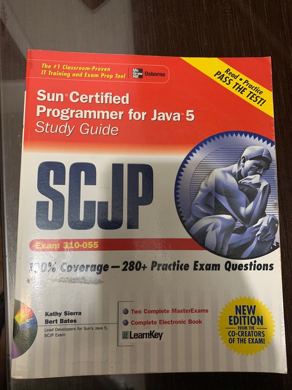 Capa do livro SCJP Sun Certified Programmer for Java 5 Study Guide (Exam 310-055), de Kathy Sierra, Bert Bates
