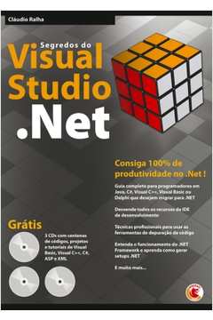 Capa do livro segredos do visual studio .net, de Claudia Ralha