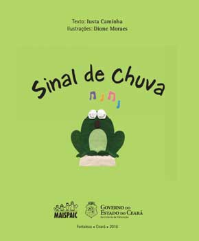 Capa do livro Sinal de Chuva, de Iusta Caminha