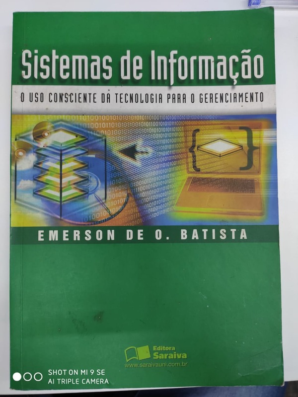 Capa do livro SISTEMAS DE INFORMAÇÃO, de EMERSON DE OLIVEIRA BATISTA