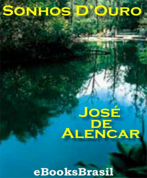 Capa do livro Sonhos d'Ouro, de José de Alencar