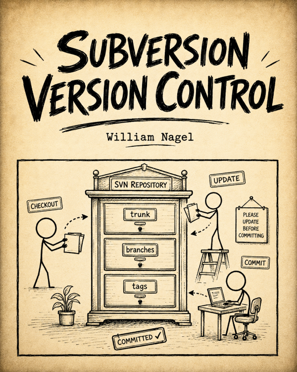 Capa do livro Subversion Version Control, de William Nagel