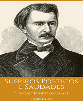 Capa do livro Suspiros Poéticos e Saudades, de Gonçalves de Magalhães