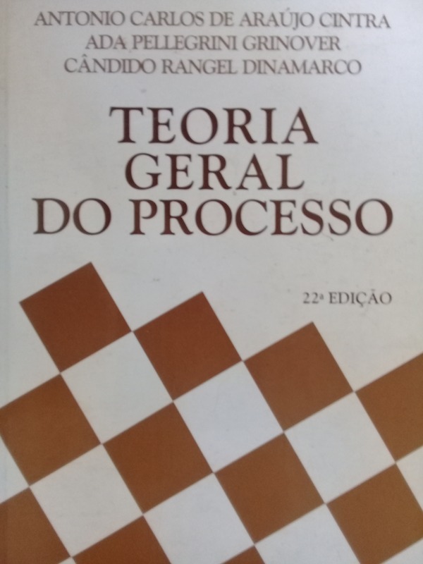 Capa do livro Teoria Geral do Processo, de Antonio Carlos de Araújo Cintra
