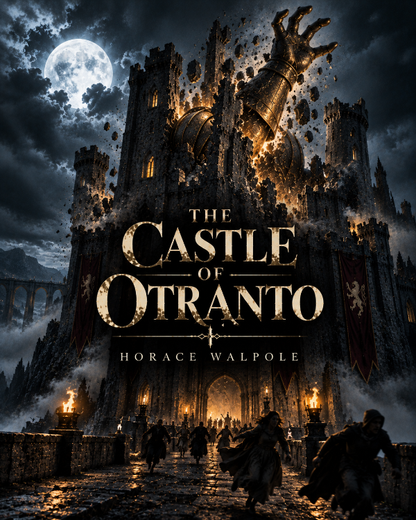 Capa do livro The Castle of Otranto, de Horace Walpole