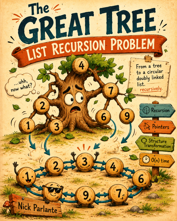 Capa do livro The Great Tree List Recursion Problem, de Nick Parlante