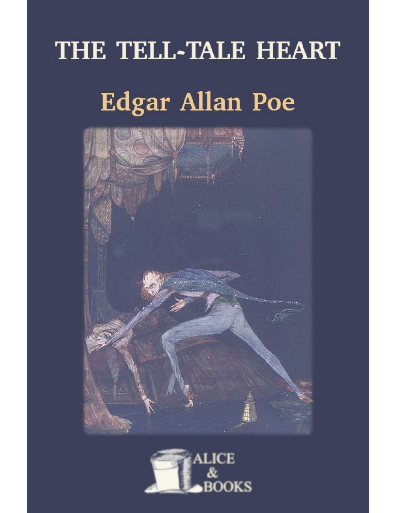 Capa do livro The Tell-Tale Heart, de Edgar Allan Poe