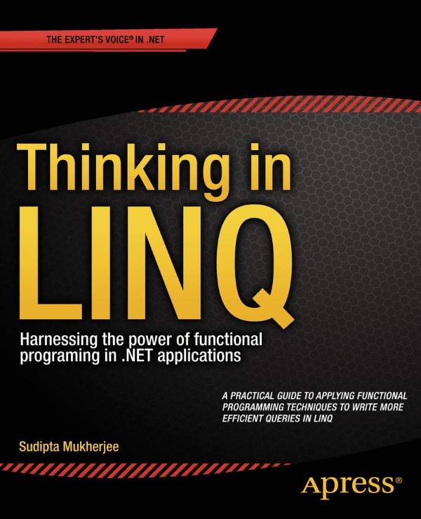 Capa do livro Thinking in LINQ, de Sudipta Mukherjee