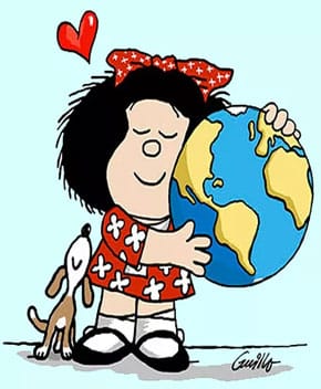 Capa do livro Tirinhas da Mafalda – Vol. 7, de Eunice Isaias