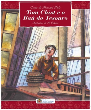 Capa do livro Tom Chist e o Baú do Tesouro, de Howard Pyle