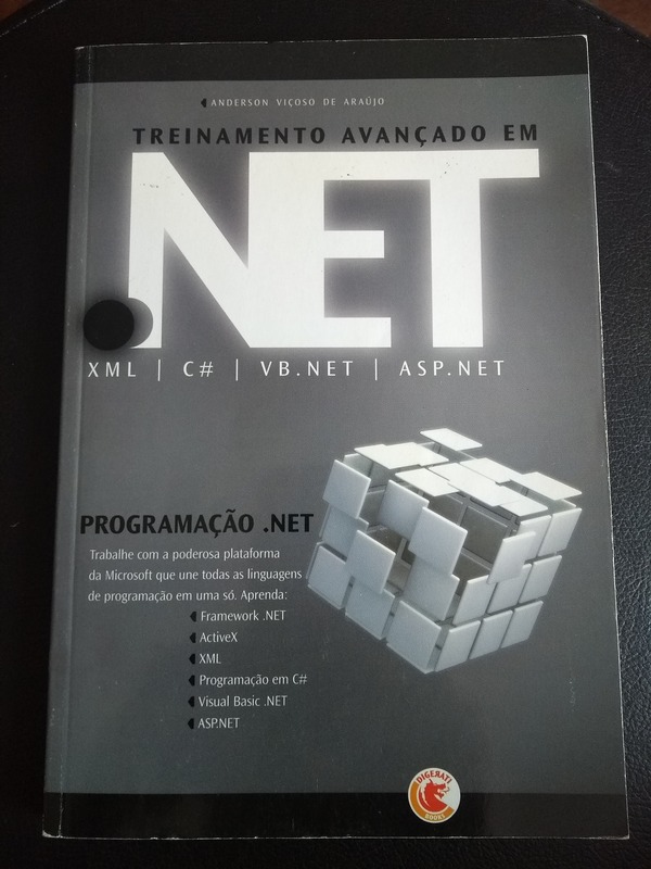 Capa do livro Treinamento avançado em .Net, de Anderson Viçoso de Araújo
