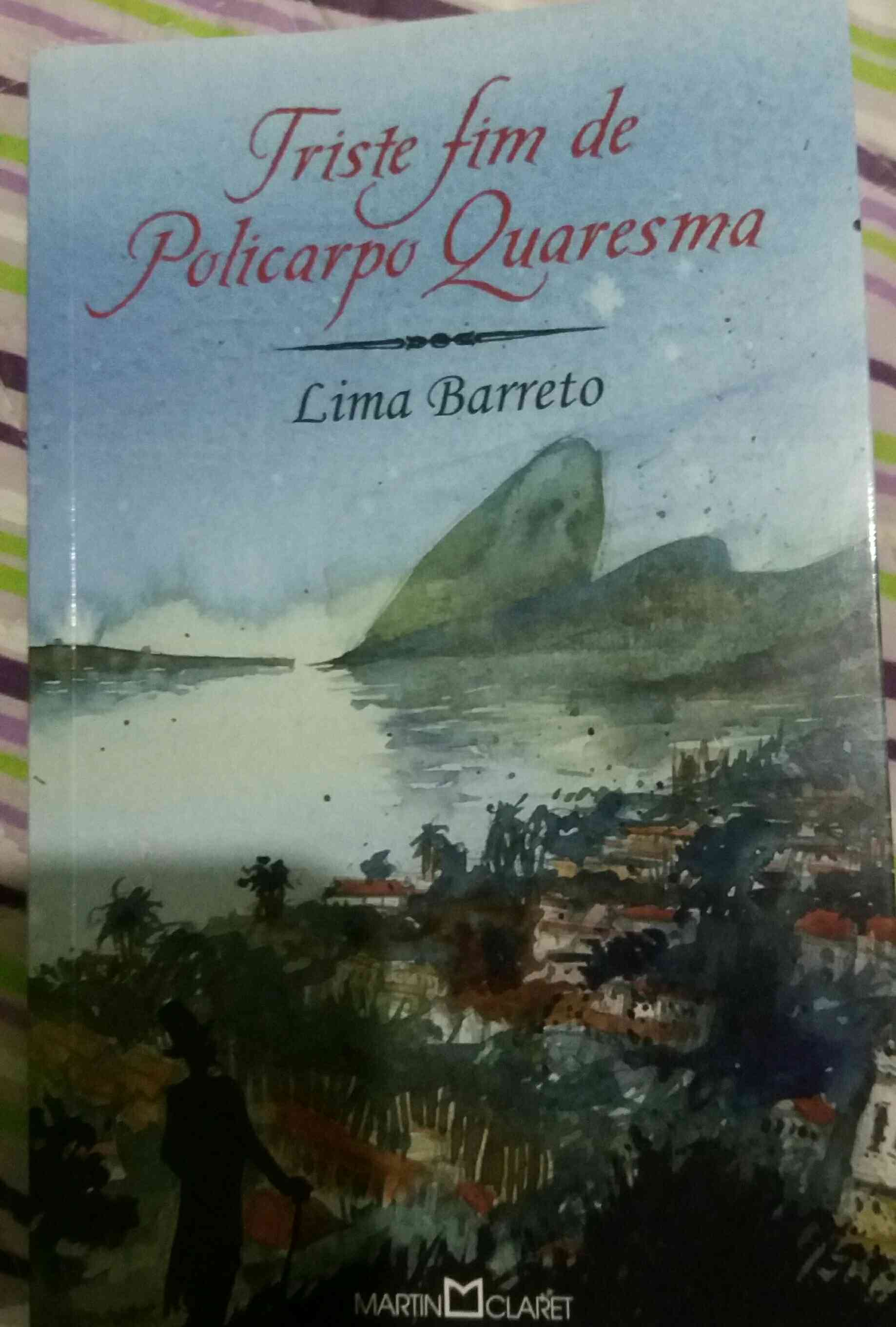 Capa do livro Triste fim de Policarpo Quaresma , de Lima Barreto