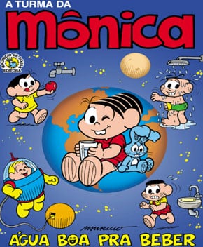 Capa do livro Turma da Mônica: Água Boa para Beber, de Maurício de Souza