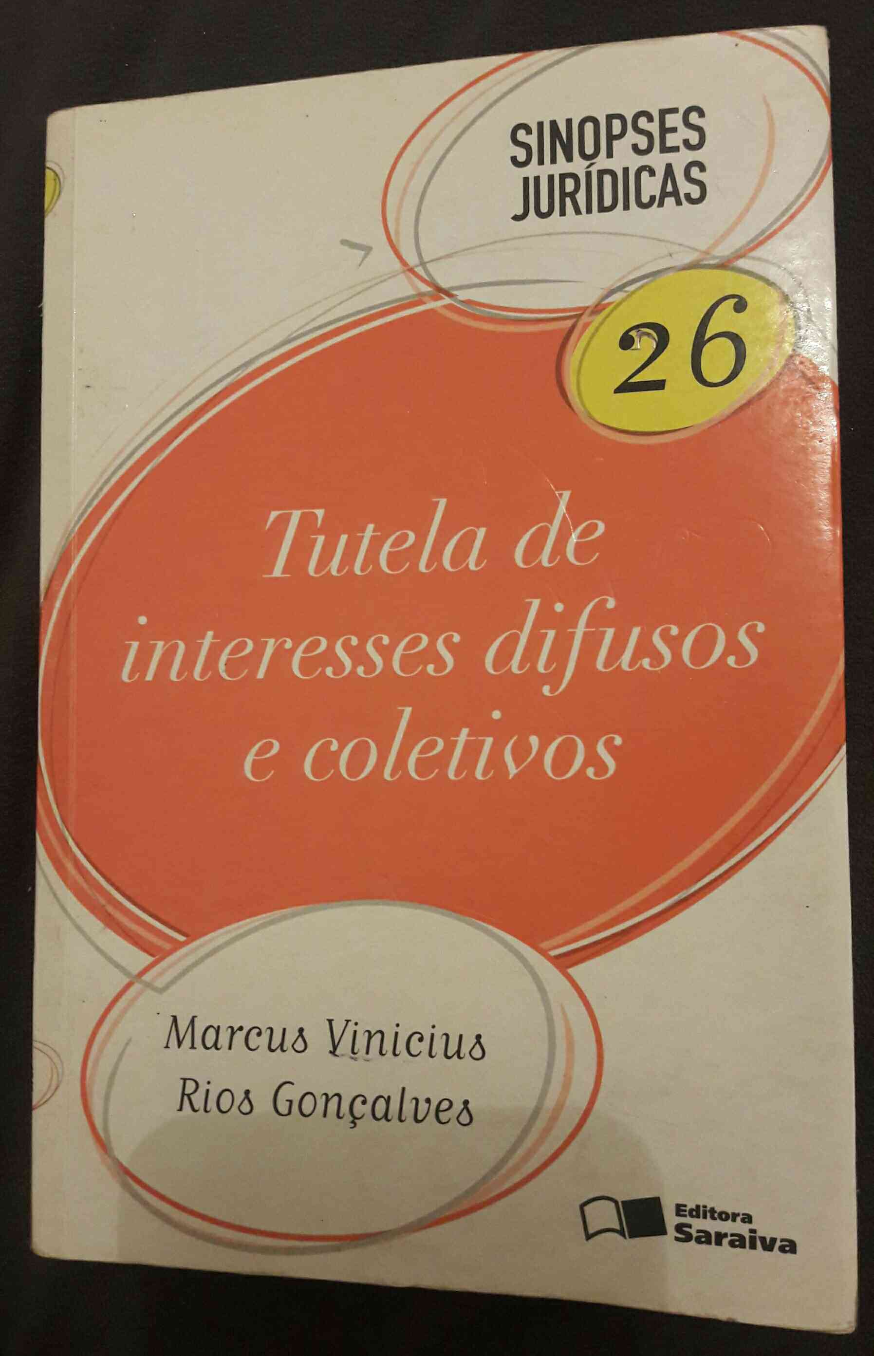 Capa do livro Tutela de interesses difusos e coletivos, de Marcus Vinicius Rios Gonçalves
