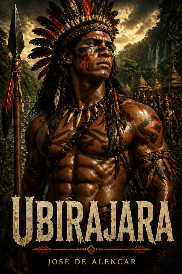 Capa do livro Ubirajara, de José de Alencar