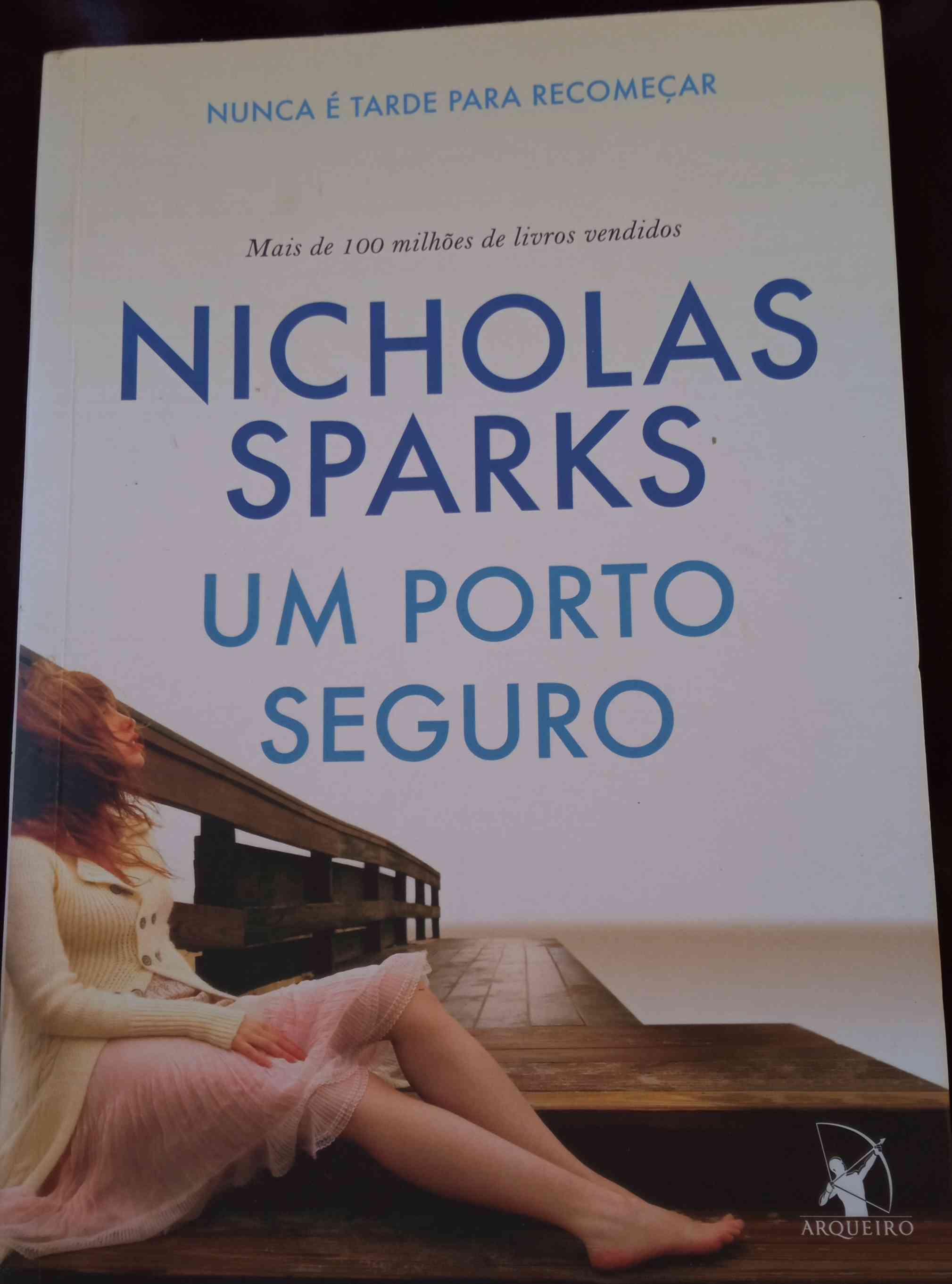 Capa do livro Um porto seguro, de Nicholas Sparks