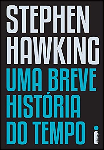 Capa do livro Uma breve história do tempo, de por Stephen Hawking