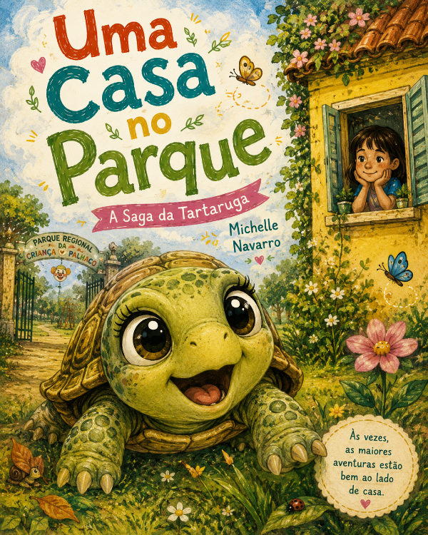 Capa do livro Uma Casa no Parque, de Michelle Navarro