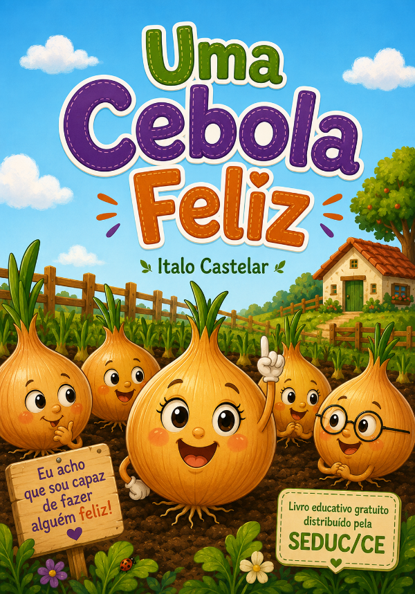 Capa do livro Uma Cebola Feliz, de Italo Castelar