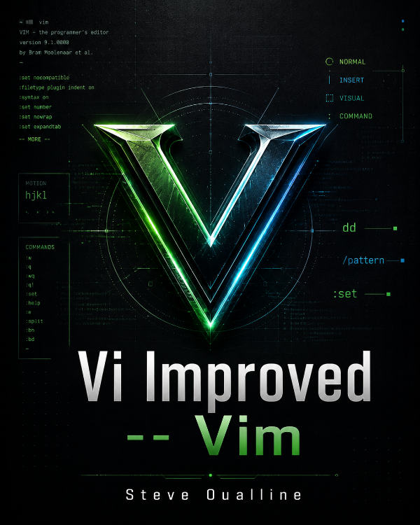 Capa do livro Vi Improved -- Vim, de Steve Oualline