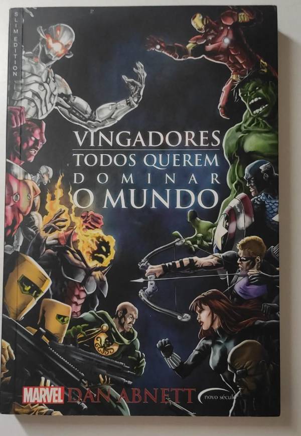Capa do livro Vingadores - todos querem dominar o mundo - livro, de Dan Abnett