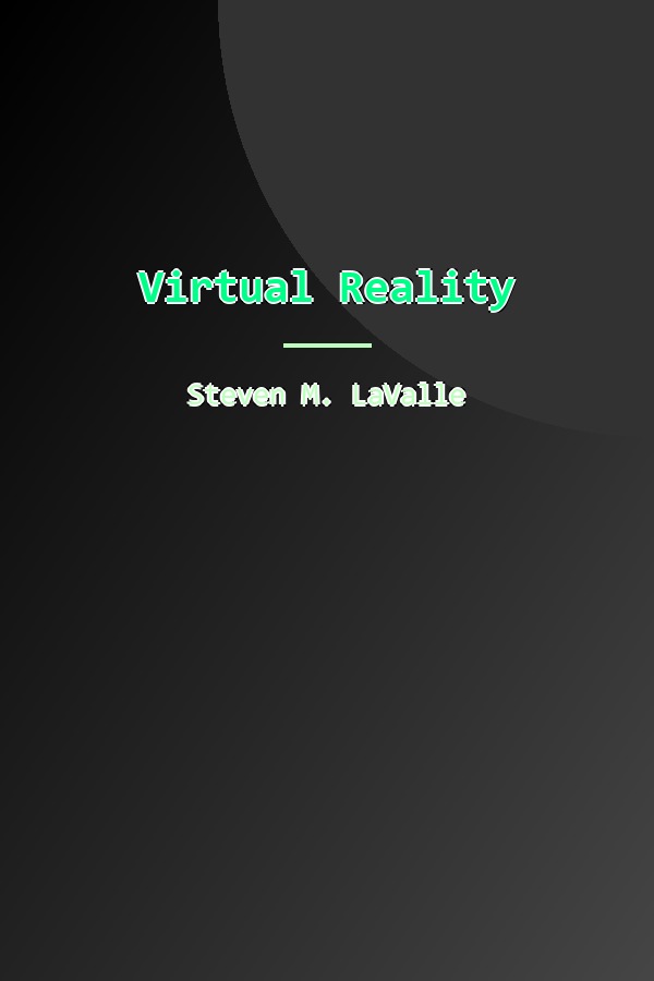 Capa do livro Virtual Reality, de Steven M. LaValle