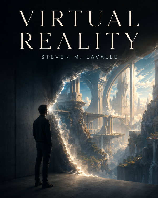 Capa do livro Virtual Reality, de Steven M. LaValle