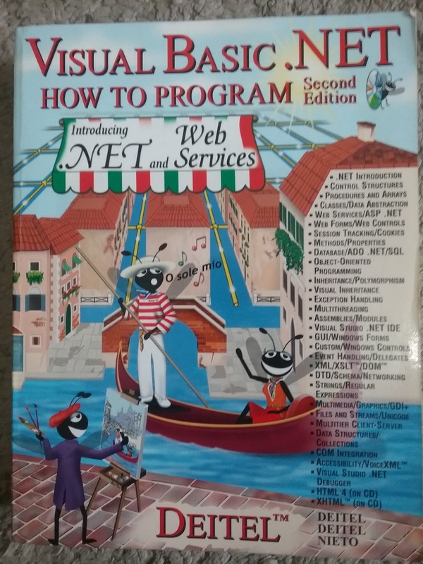 Capa do livro Visual Basic .NET how to program, de Deitel