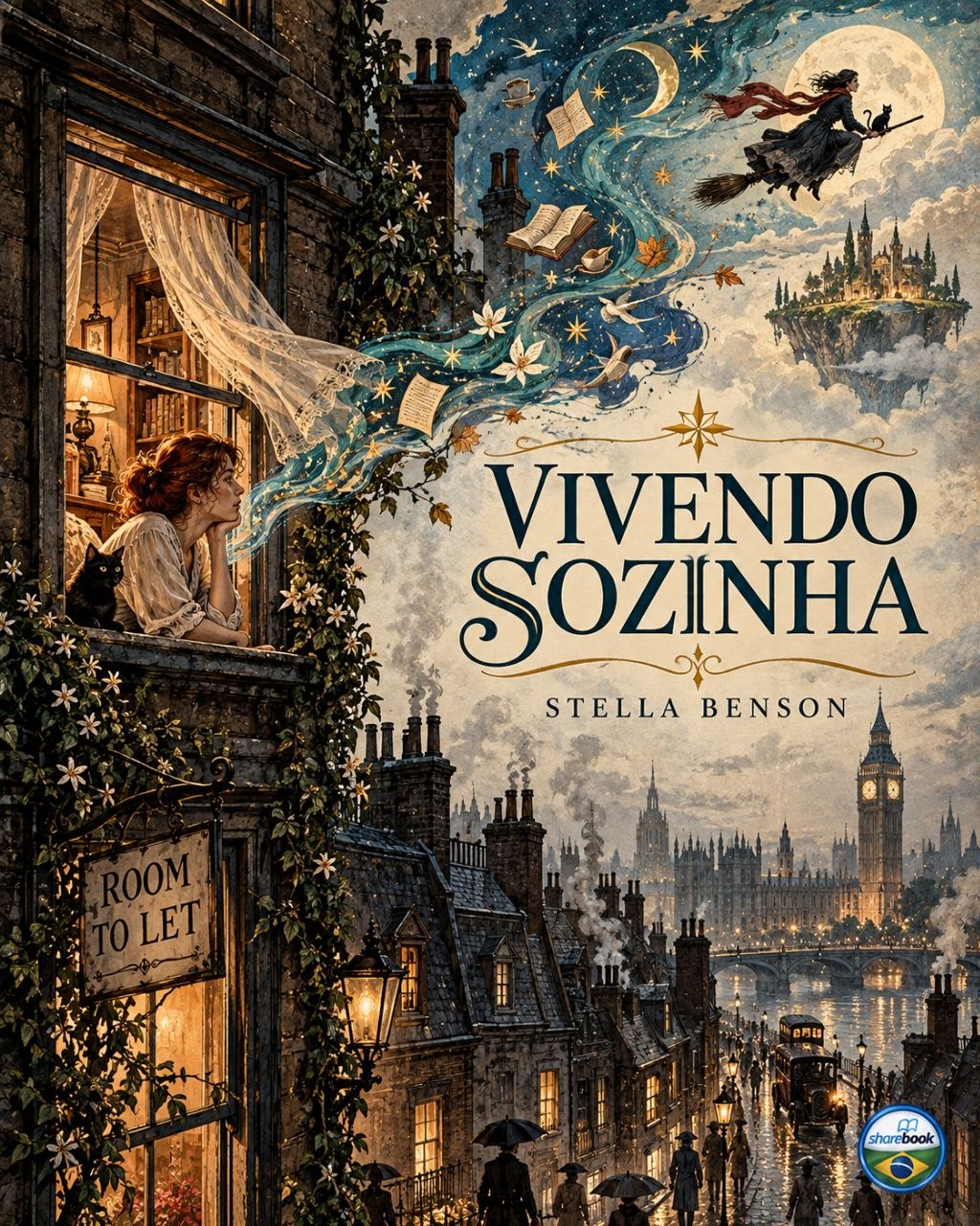 Capa do livro Vivendo sozinha, de Stella Benson
