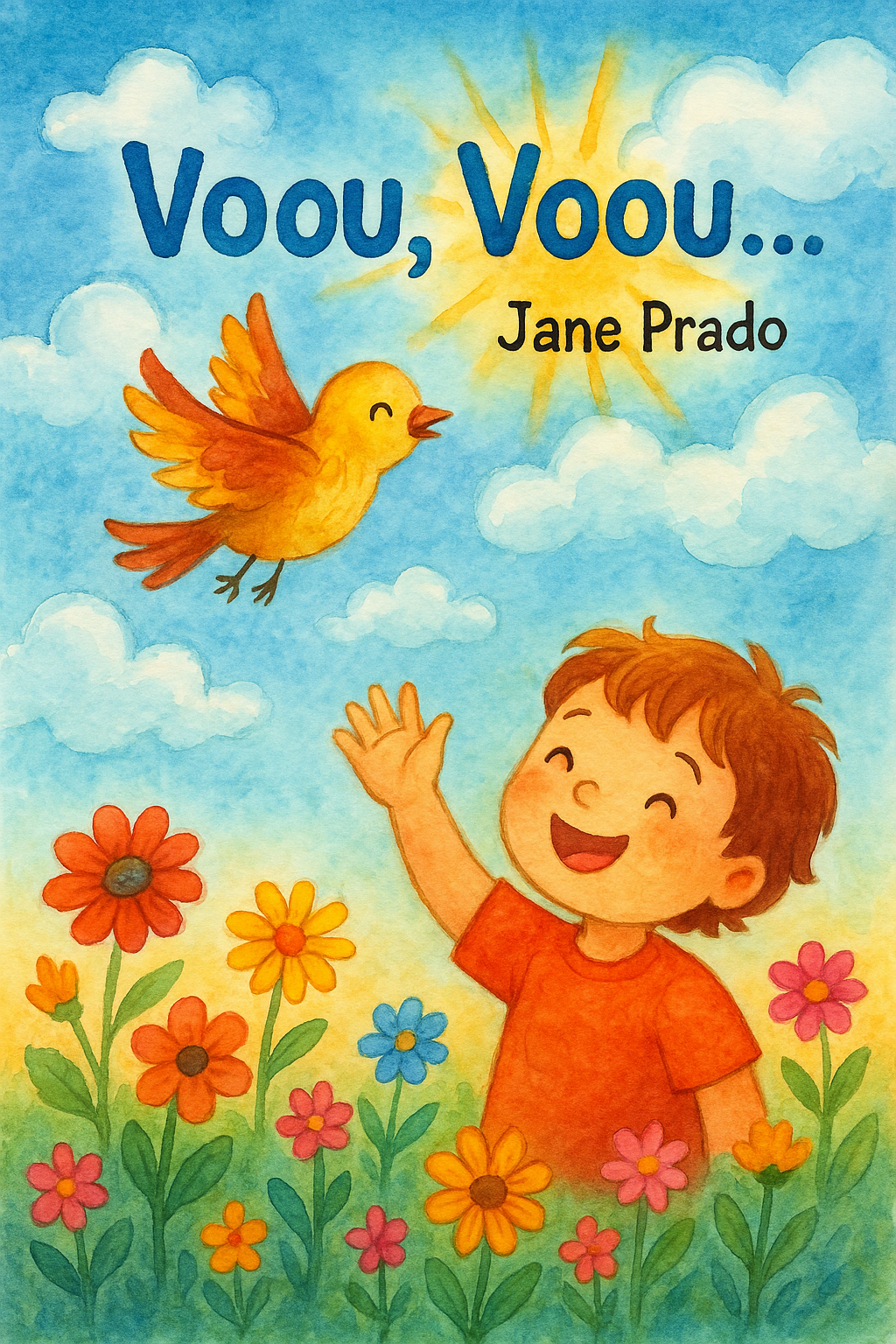 Capa do livro Voou, Voou…, de Jane Prado