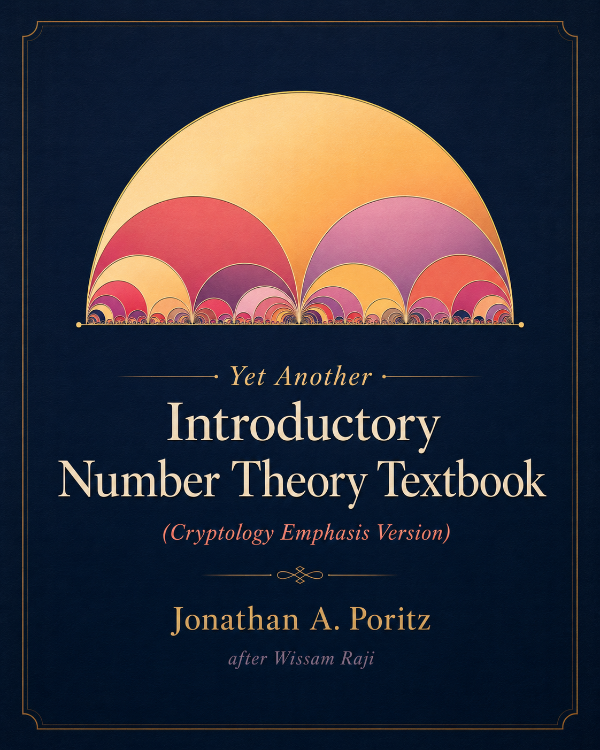 Capa do livro Yet Another Introductory Number Theory Textbook, de Jonathan A. Poritz