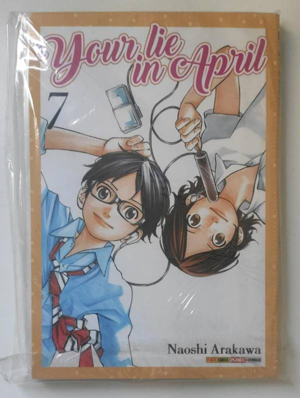 Capa do livro Your Lie in April 7, de Naoshi Arakawa