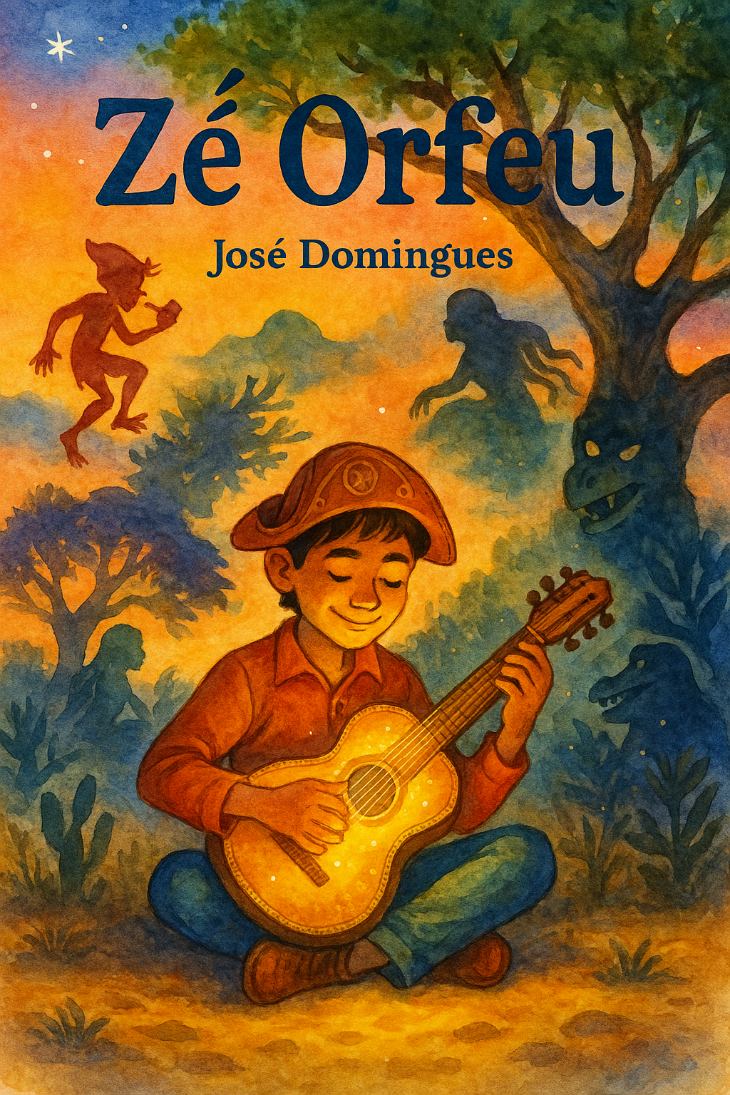 Capa do livro Zé Orfeu e a Viola Mágica, de José Domingues